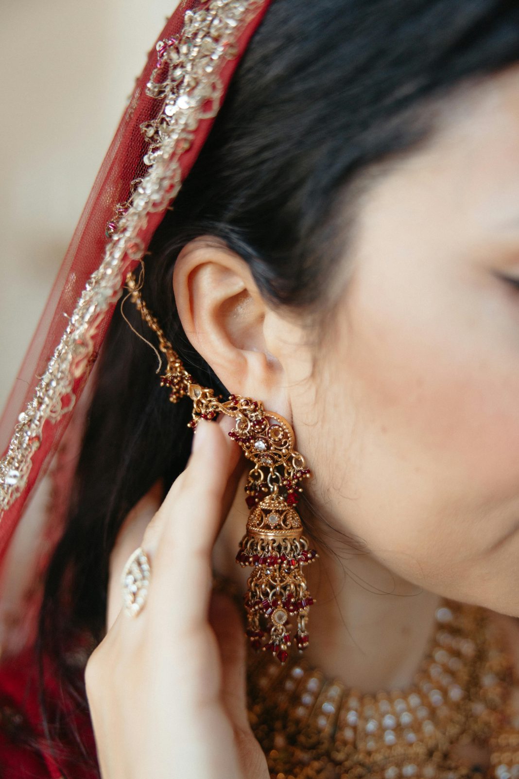 Styling of Indian attire with accesories